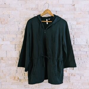 Pure Jill zip-up hoodie L